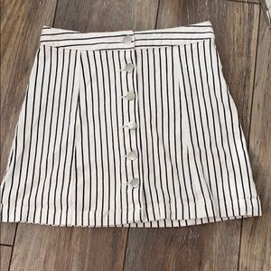Pin stripe skirt